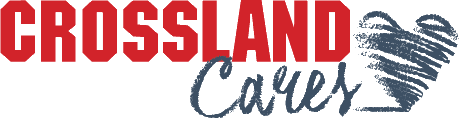 Crossland Cares logo.