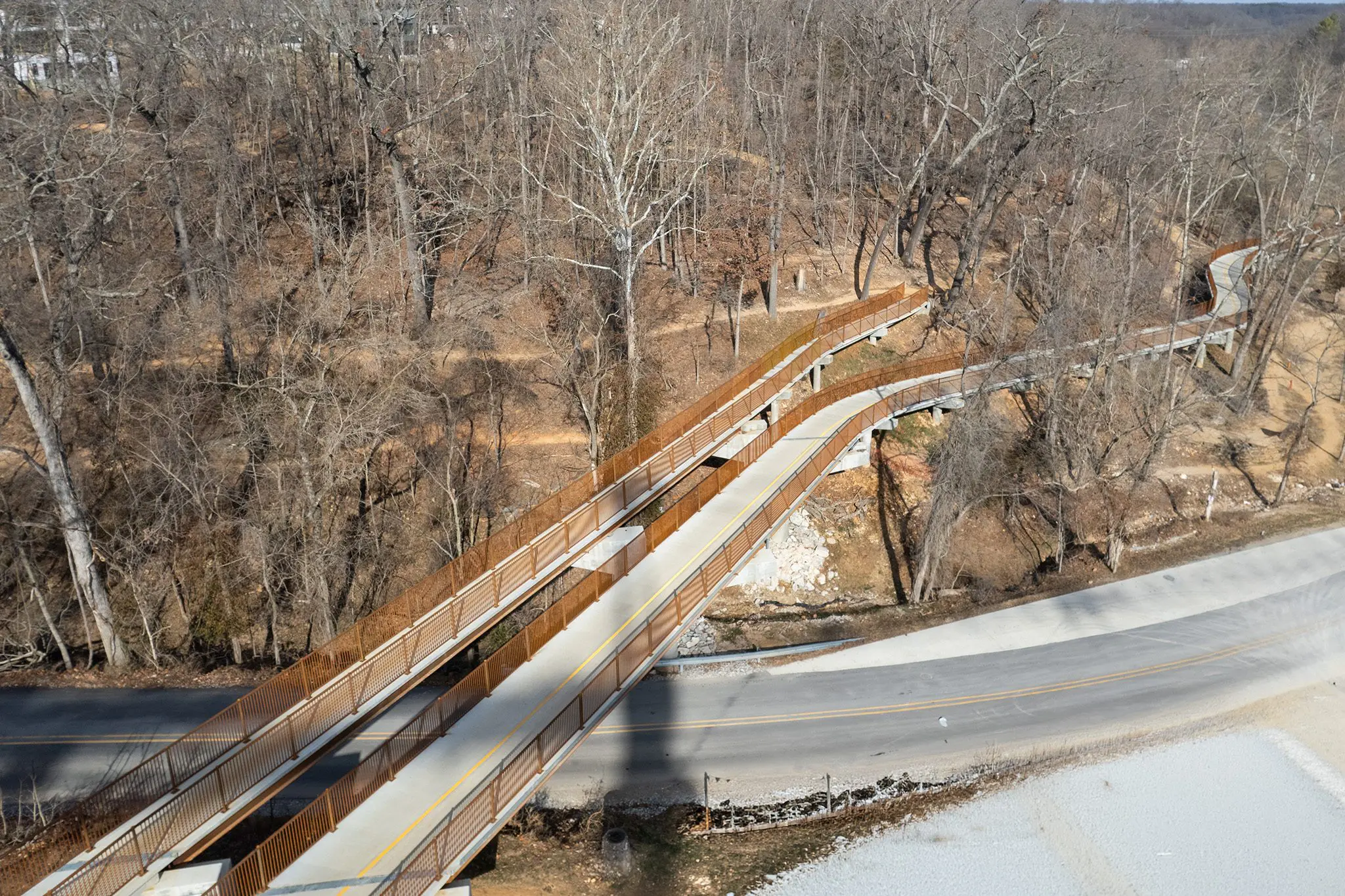 Parks and recreation construction project in Arkansas.