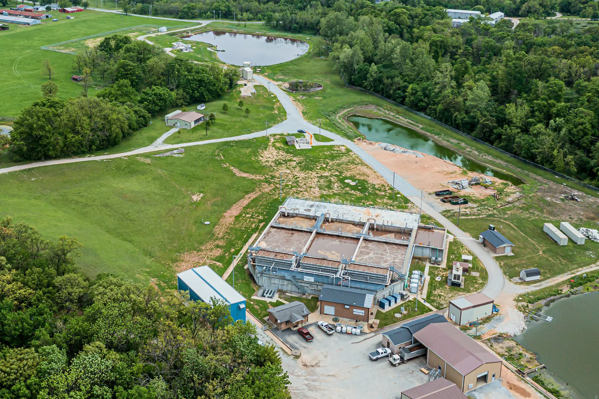 Wastewater treatment facility project in Arkansas.
