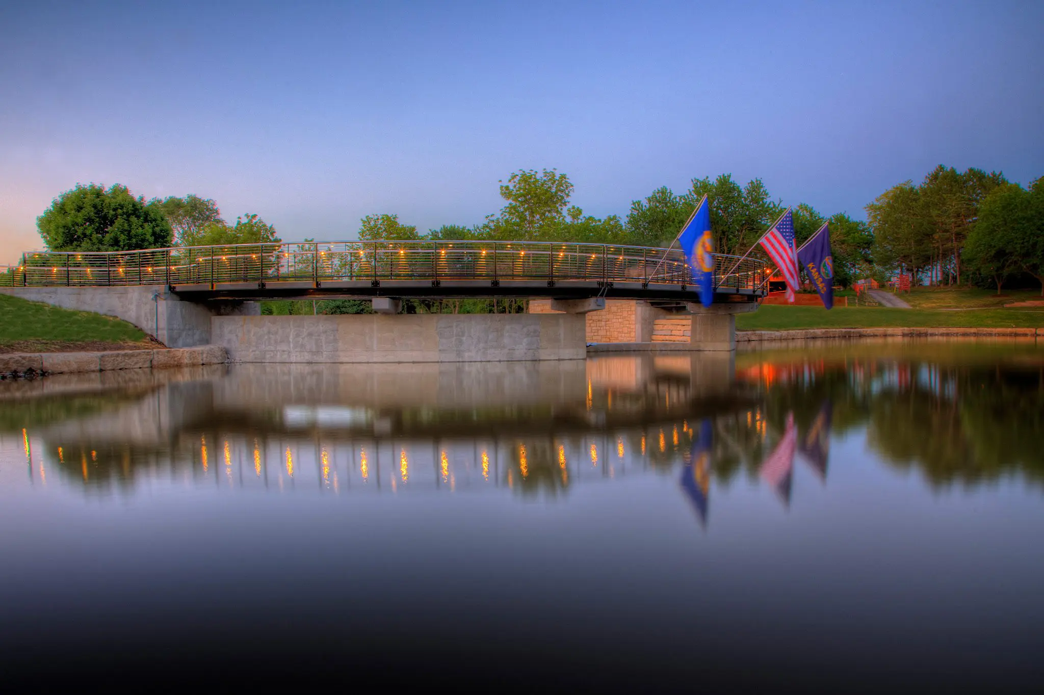 Parks and recreation construction project near Kansas City.