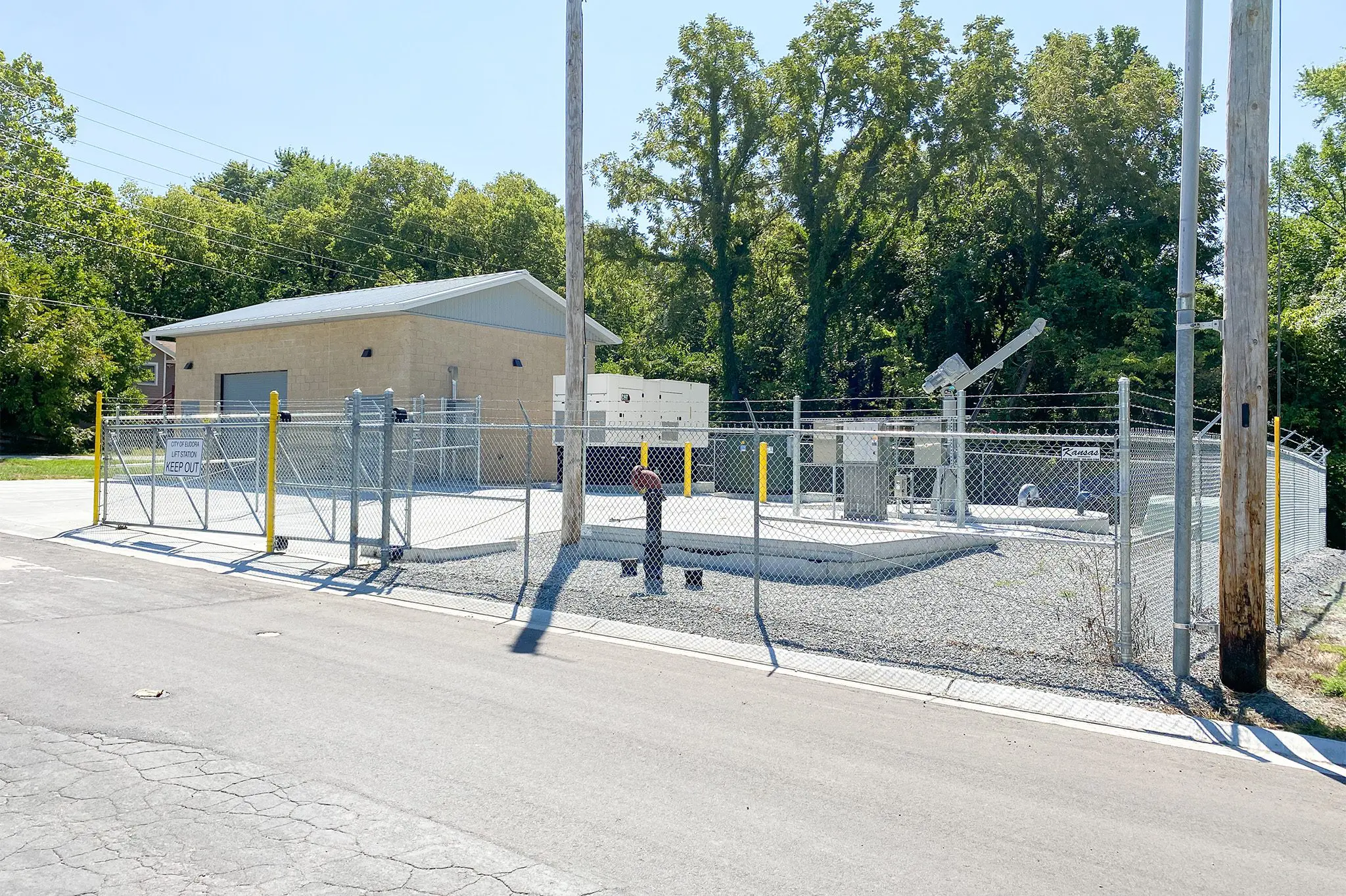 Pump station and lift station project near Kansas City.
