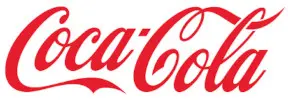 The Coca-Cola logo in red cursive script on a white background.