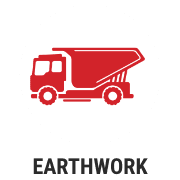 Earthwork icon.