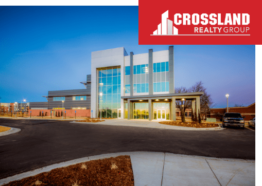 Crossland Realty Group logo with building displayed.