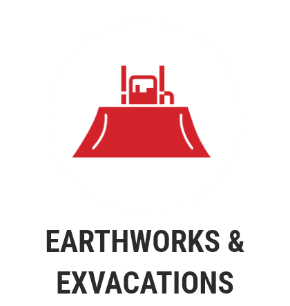 Earthworks and Excavations icon.