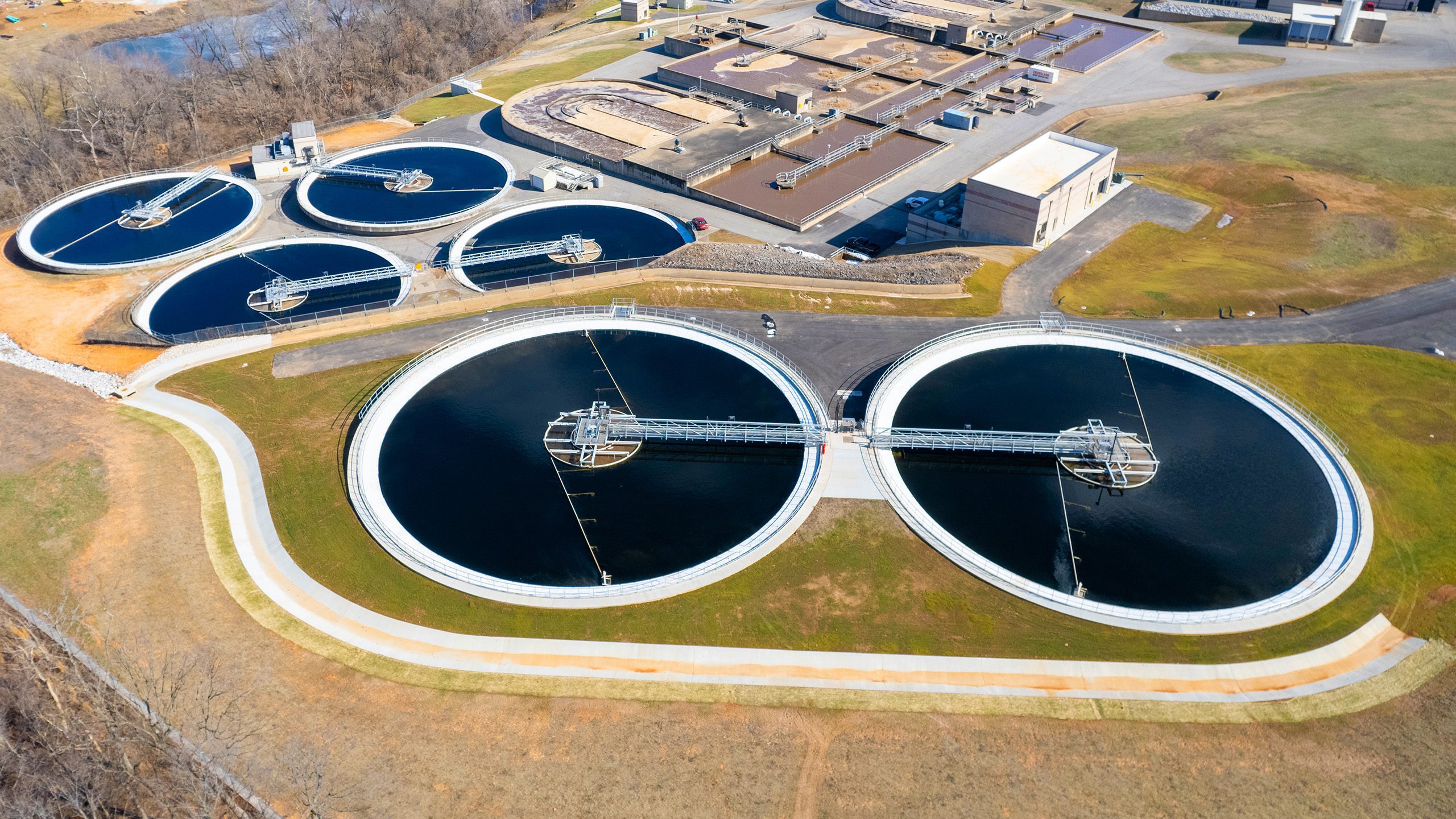Springdale WWTF Phase 1 Improvements, a wastewater treatment facility built by Crossland Heavy Contractors in Arkansas.
