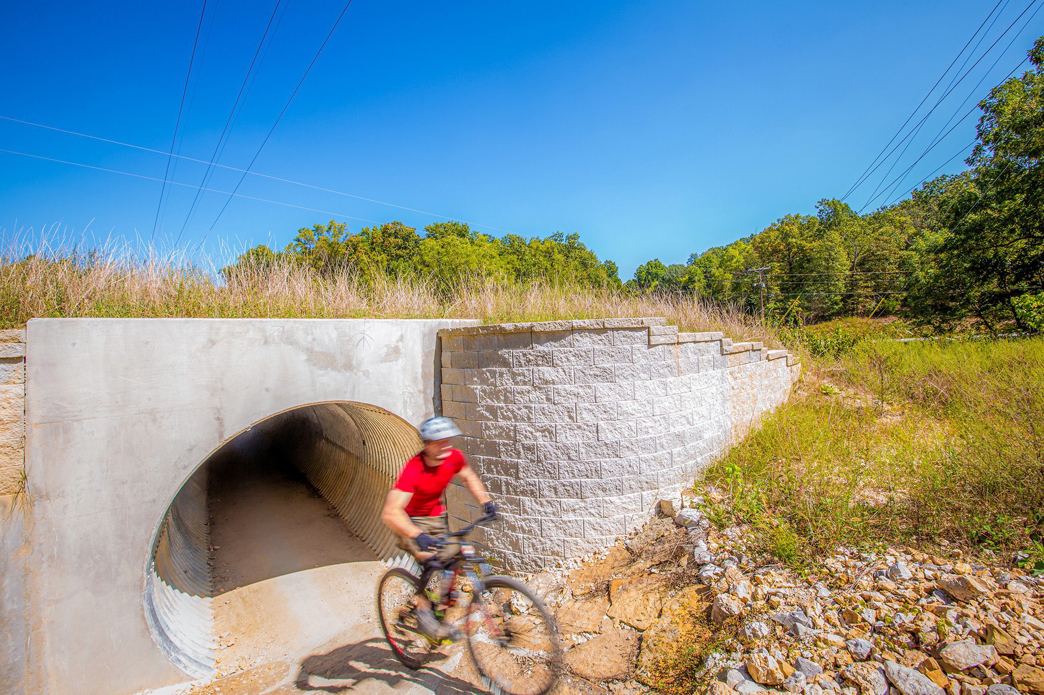 Parks and recreation construction project in Arkansas.