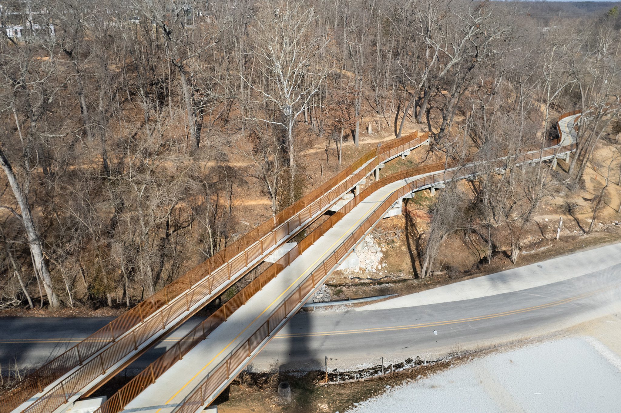 Parks and recreation construction project in Arkansas.