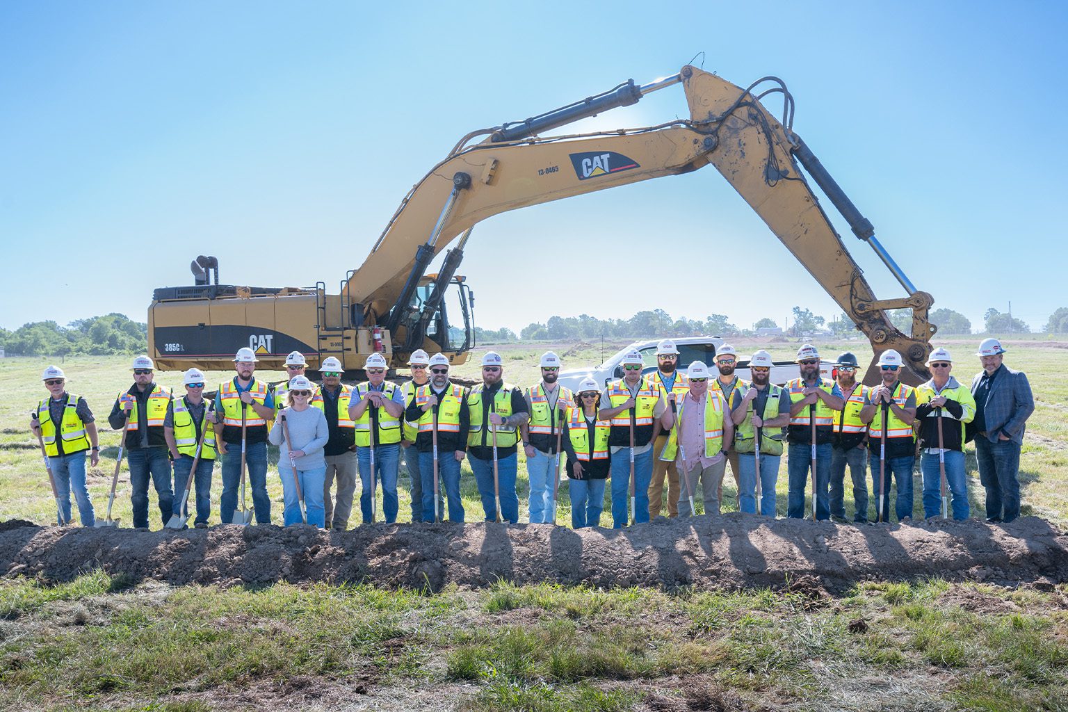 Crossland Heavy Contractors Arkansas division team photo.