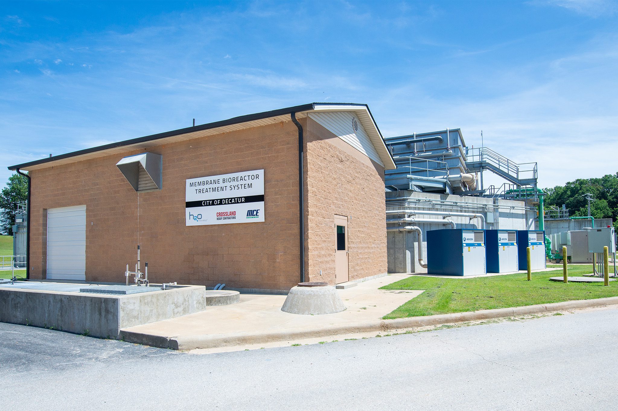 Wastewater treatment facility project in Arkansas.