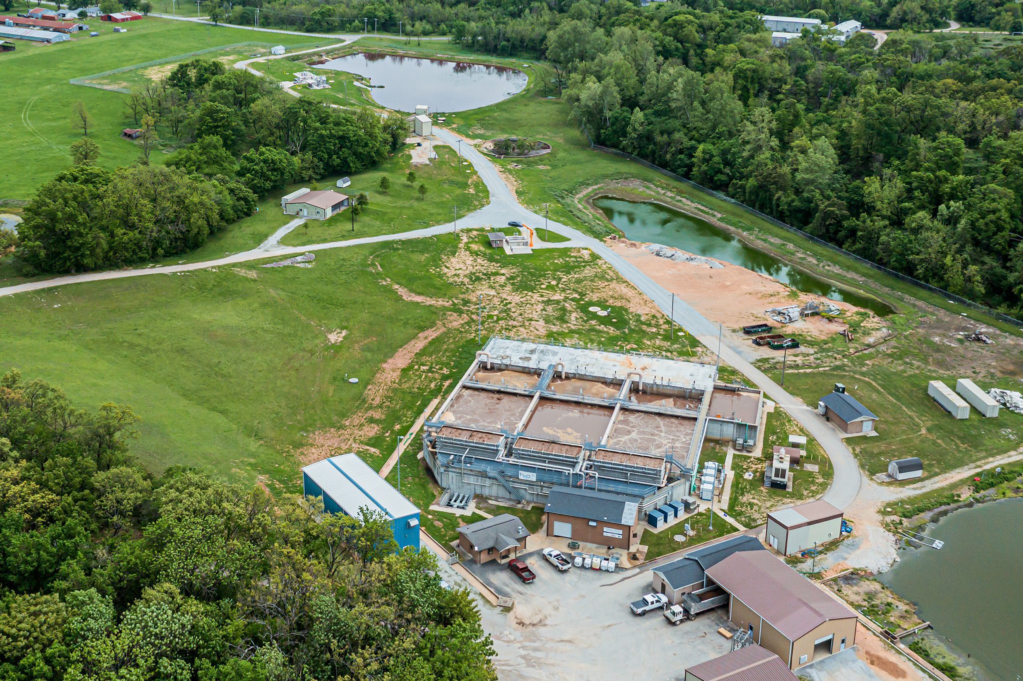 Wastewater treatment facility project in Arkansas.