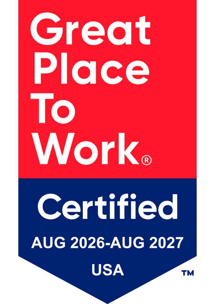 Great Place to Work Certified, August 2026 to August 2027, USA