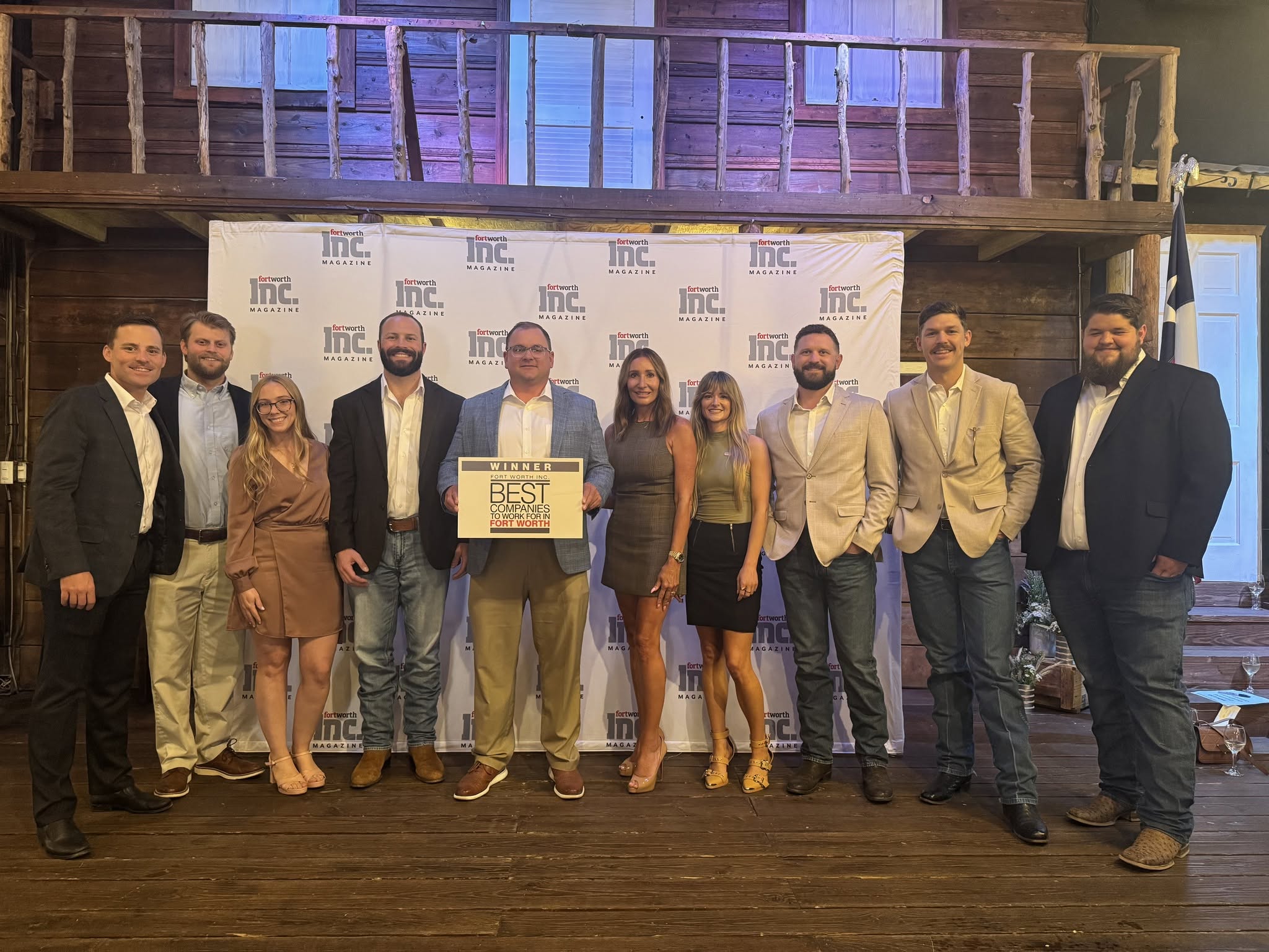 Crossland Texas team at the Best Companies to Work For in Fort Worth event